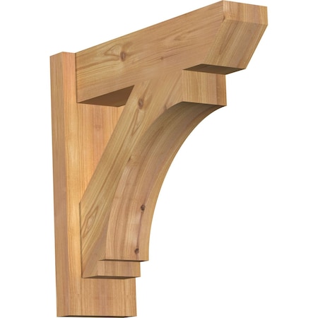 Ekena Millwork Imperial Slat Smooth Outlooker, Western Red Cedar, 5 1/2"W x 18"D x 18"H OUT06X18X18IMP06SWR